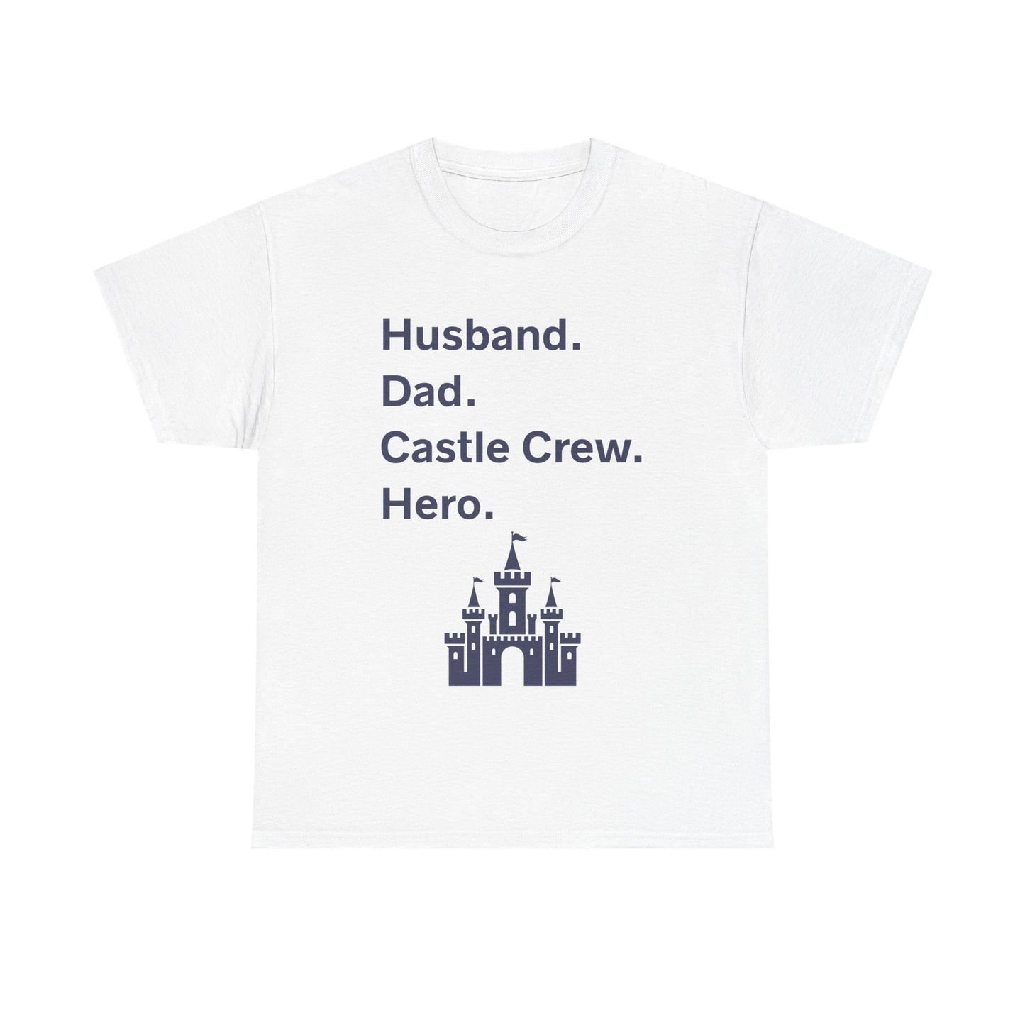 Heavy Cotton Tee - Dad Castle Crew Hero