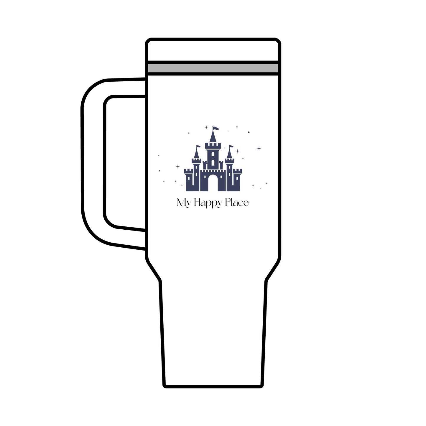 40oz Maxi Cup - My Happy Place