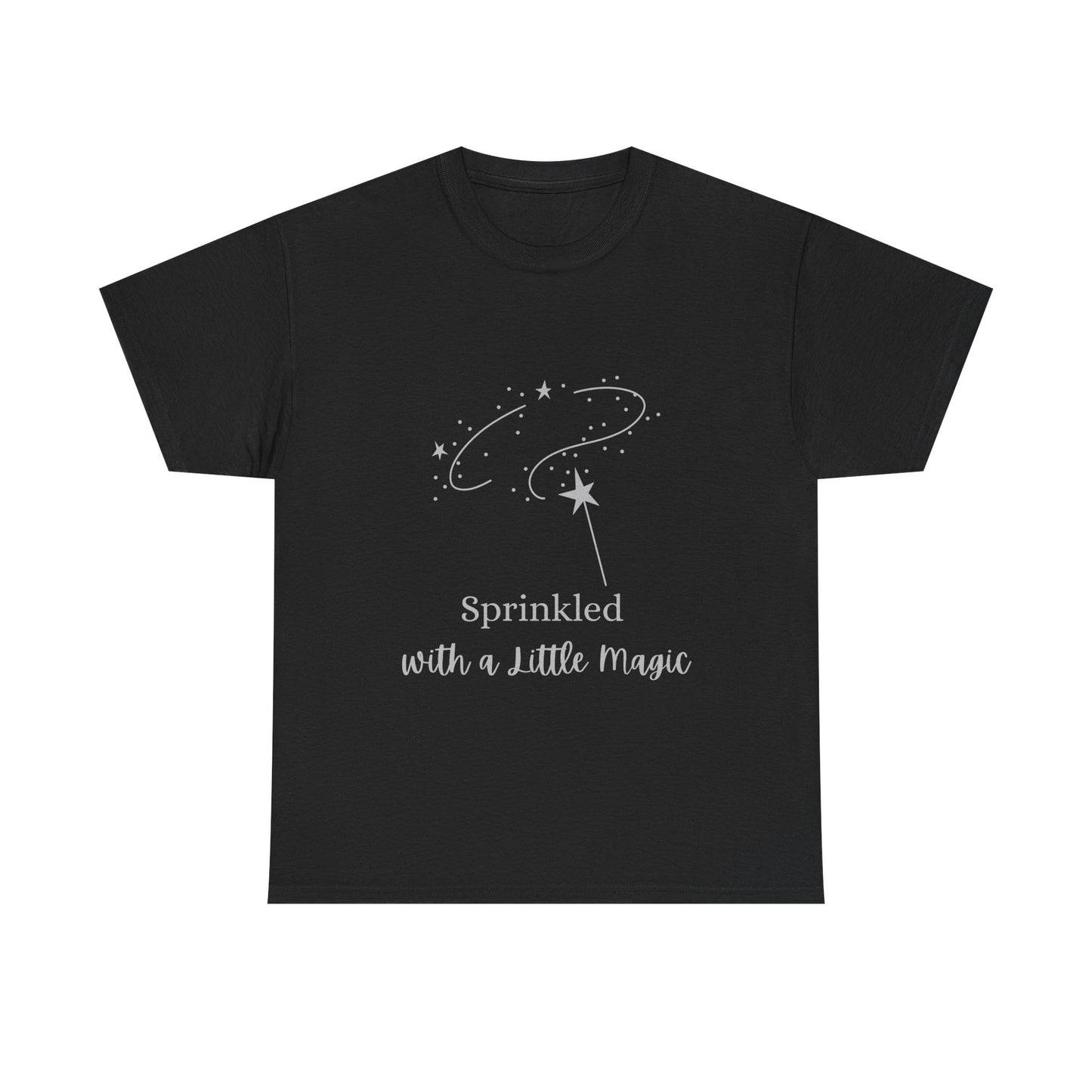 Unisex Heavy Cotton Tee - Sprinkled With a Little Magic (Lighter Image)