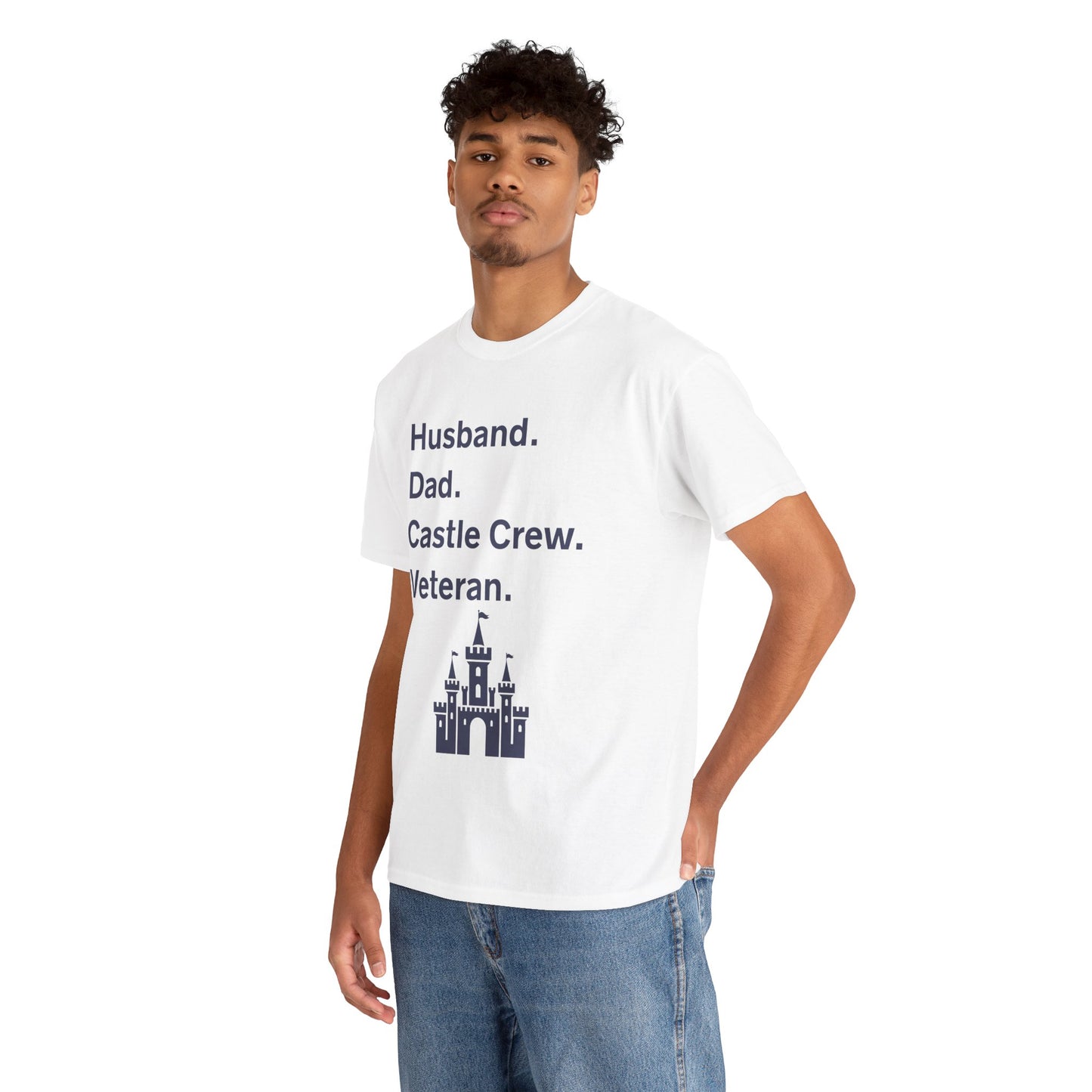 Heavy Cotton Tee - Dad Castle Crew Veteran