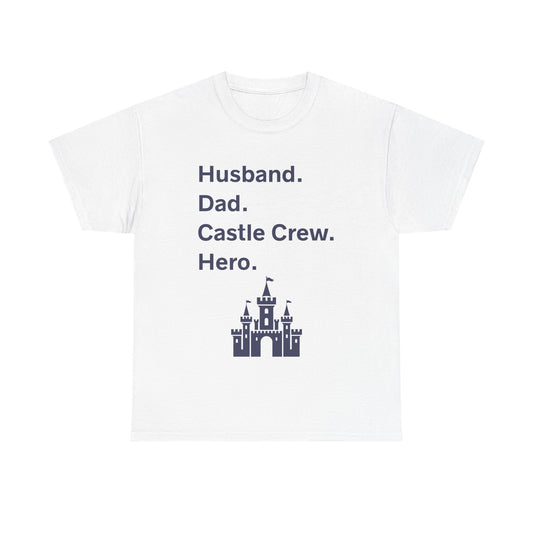 Heavy Cotton Tee - Dad Castle Crew Hero