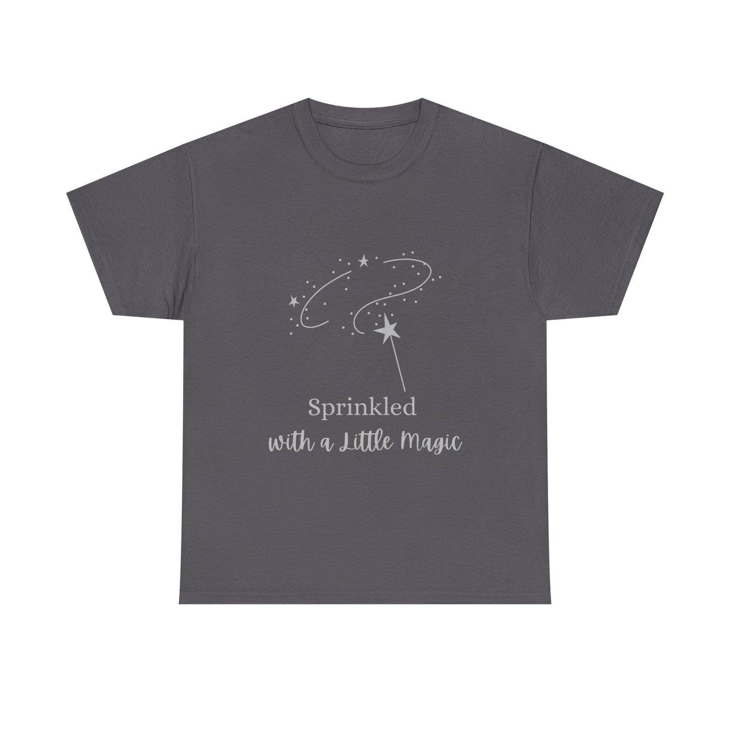 Unisex Heavy Cotton Tee - Sprinkled With a Little Magic (Lighter Image)